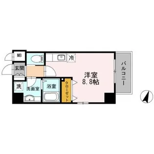 東京都新宿区北新宿4【マンション】の間取り