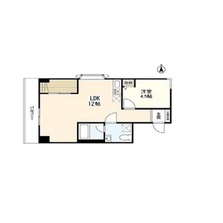 サウスコート阿佐谷【4階】の間取り