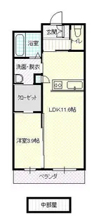 山形県山形市桜田西4【マンション】の間取り