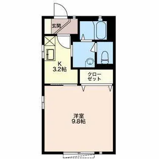 アイリスハイツ【1階】の間取り