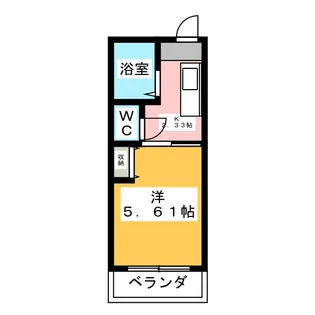 ディアス小黒【2階】の間取り