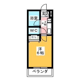 アイダビル【2階】の間取り