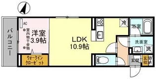 ピュアメゾン【3階】の間取り