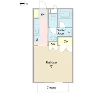 ハイラックス【1階】の間取り