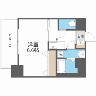 Luxe海老江II【7階】の間取り