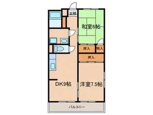 マンション巴【2階】の間取り