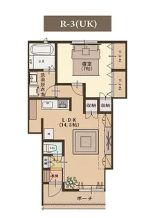 新潟県長岡市上前島3【アパート】の間取り