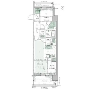 リビオ横濱反町【4階】の間取り