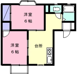レジデンスコーエー【2階】の間取り