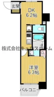 大阪府大阪市天王寺区国分町【マンション】の間取り