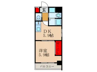 CAMPANIO ESAKA【9階】の間取り