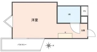 メゾン・ド・エムロード【1階】の間取り