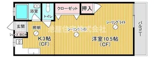 中村ビルマンション【2階】の間取り