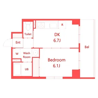 クリアドール【5階】の間取り
