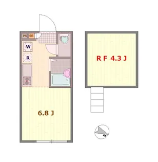 コンフォート北赤羽【1階】の間取り