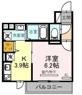 RIHITO堺東【3階】の間取り