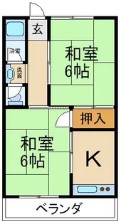 仲マンション【2階】の間取り