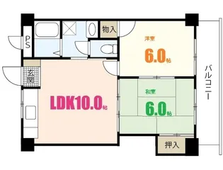 リバーサイド小島【5階】の間取り