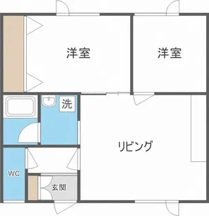 ベルラ札幌【2階】の間取り