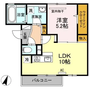 グランオッツイズモ【3階】の間取り