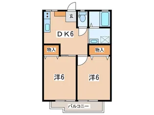 エーデルハイム【2階】の間取り