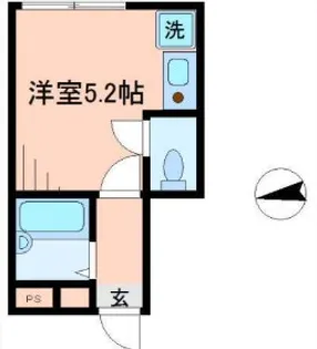 バーミープレイス桜上水【1階】の間取り