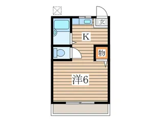 メゾン白馬【1階】の間取り