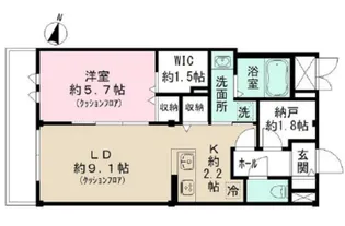 ユアメゾン立教通り【2階】の間取り