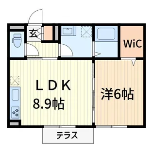 ヴィラ川口南町【1階】の間取り