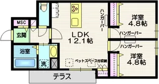 Maison Chocolat【1階】の間取り