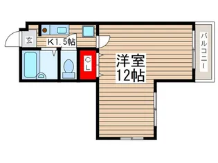 ラクダ【4階】の間取り