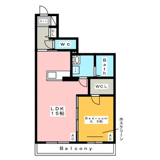 フォレスト カーナ【1階】の間取り