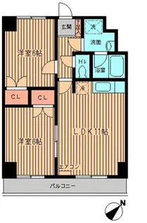 サンプレイス早宮【1階】の間取り