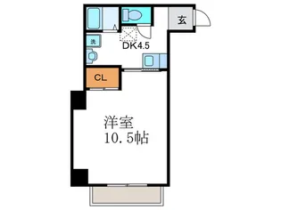 サンパレス山崎【1階】の間取り