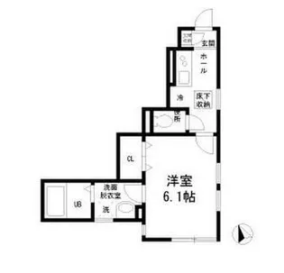 CLASSY COURT【1階】の間取り