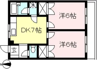 アルベール向ヶ丘【3階】の間取り