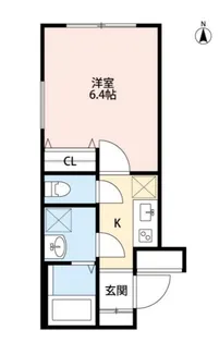 TRYM武蔵小杉【4階】の間取り