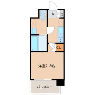 アスリート江坂II番館【10階】の間取り