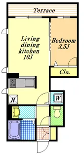 ノースフィールズ【1階】の間取り