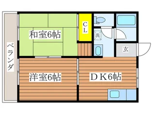 HILLS 2【1階】の間取り