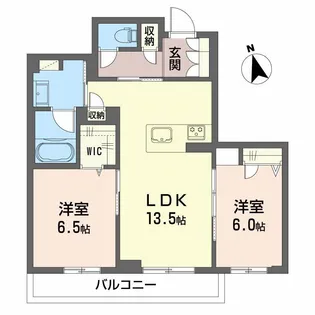 Le Chainon【2階】の間取り