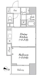 エルスタンザ神田須田町【11階】の間取り