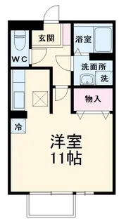 ピロスガルソニエラ 南【1階】の間取り