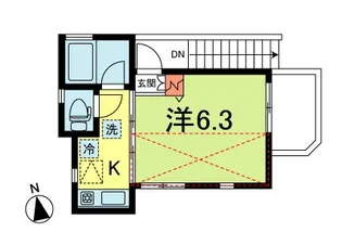 トラストハイム天沼【2階】の間取り