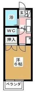 ハイツ柊第2【1階】の間取り