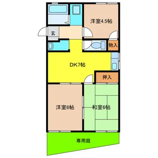 アネックス奥村【1階】の間取り