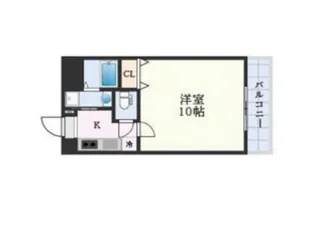 Lutella 河原町【9階】の間取り