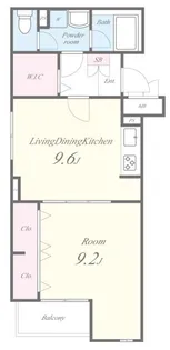 メアヌイ北戸田【2階】の間取り