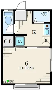 晴風荘【2階】の間取り