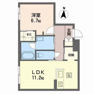 ムライチ・新大江ステージ【1階】の間取り